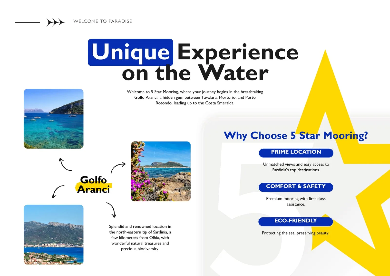 «Unique Experience on the Water»: dove si trova l'ormeggio e perché sceglierlo, fra Tavolara, Molara e Porto Rotondo