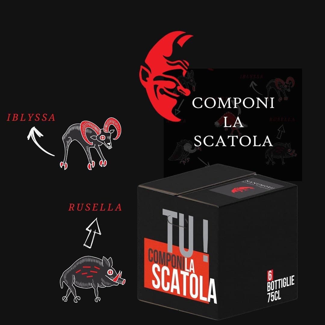 The build-your-box post: the beer animals around the black six-bottle pack