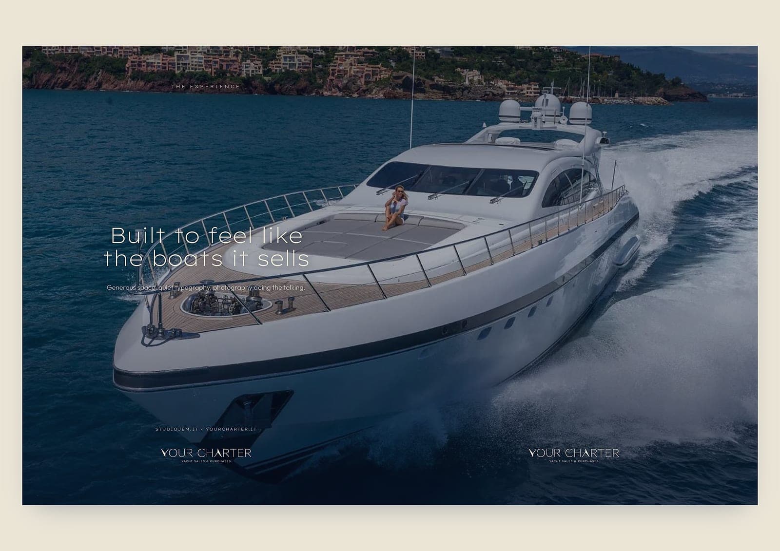 Board 7 — brokerage section for yacht sales