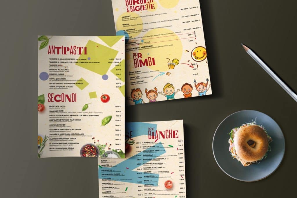 Menu dAdA Village by studioJEM