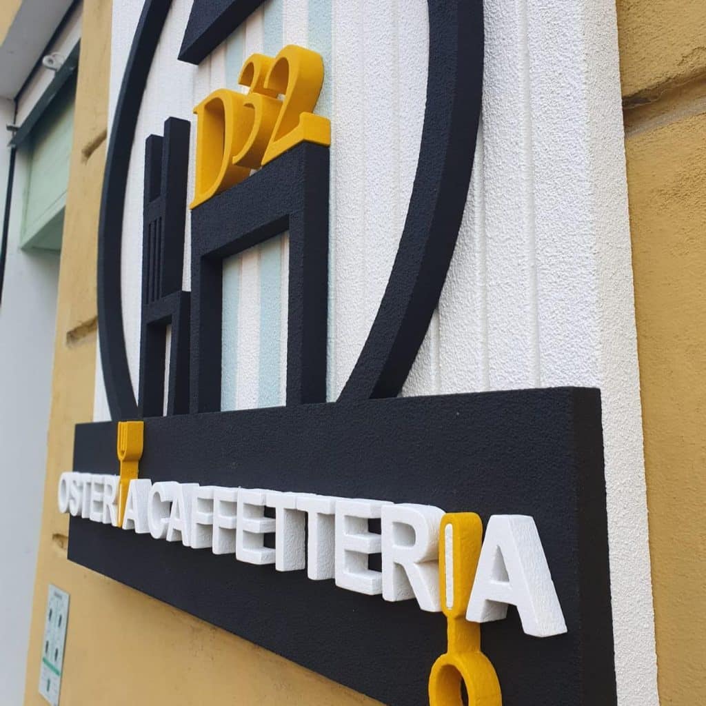 D32 Cagliari - osteria caffetteria2 creazione logo, realizzazione logo cagliari, progettazione grafica logo, progettazione logo, creazione logo, design logo, studio grafico logo