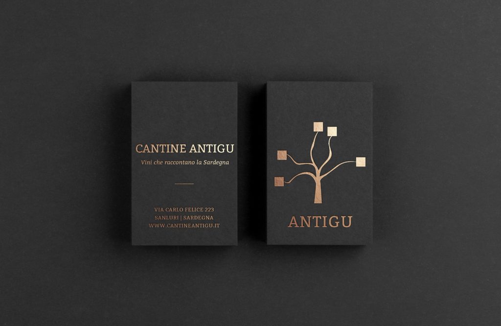 biglietti visita cantine antigu