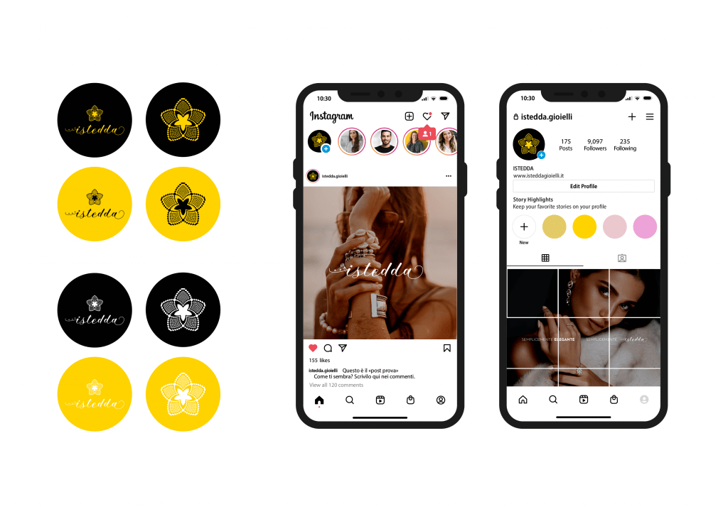 logo_istedda-13 istedda gioielli, logo design, brand identity, brand image